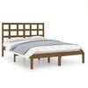 vidaXL Bed Frame without Mattress Honey Brown 180x200 cm Super King Solid Wood