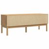 vidaXL Hallway Bench FLORO Wax Brown 115 x 40 x 45 cm Solid Pine Wood