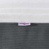 vidaXL Bed Mattress with Mattress Grey 140 x 190 cm Fabric