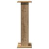 vidaXL Speaker Stands 2 pcs Artisian Oak 30x30x95 cm Engineered Wood