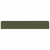 vidaXL Planter Olive Green 280x40x40 cm Cold-rolled Steel