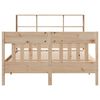 vidaXL Bed Frame without Mattress 150x200 cm King Size Solid Wood Pine