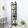 vidaXL 5-Tier Book Cabinet Sonoma Oak 40x30x175 cm Engineered Wood