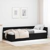 vidaXL Corner Bed Frame with Headboard Black 90 cm x 190 cm Velvet