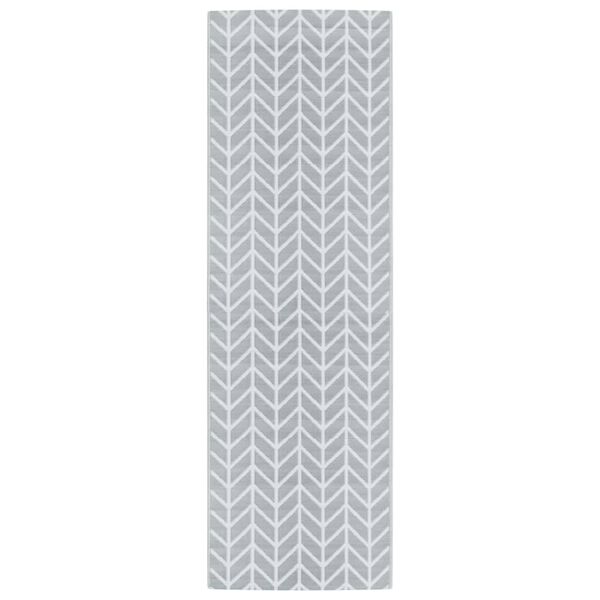 vidaXL Outdoor Carpet ARAKIL Grey 80x250 cm PP