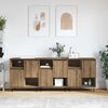vidaXL Sideboard 3 pcs Artisan Oak 60 x 35 x 70 cm