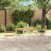 vidaXL Garden Chair 2 pcs Brown 56 x 54.5 x 87 cm Solid Teak Wood