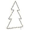 vidaXL Christmas Lights Christmas Tree Silhouette 115 LEDs Warm White