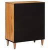 vidaXL Sideboard with Storage Natural 60 x 33 x 75 cm Solid Mango Wood