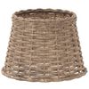 vidaXL Lamp Shade Brown Ø25x17 cm Wicker