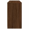 vidaXL Sideboard with LED Lights Brown Oak 123x37x67 cm