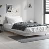 vidaXL Bed Frame without Mattress Grey Sonoma 100x200 cm Engineered Wood