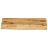 vidaXL Table Top 50x30x3.8 cm Live Edge Solid Wood Rough Mango