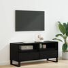 vidaXL TV Cabinet with Drawer Black Oak 100 x 34.5 x 44.5 cm