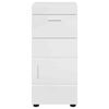 vidaXL Bathroom Cabinet Set TULUM High Gloss White 37 x 31.5 x 82 cm