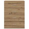 vidaXL Sideboard Artisan Oak 60 x 39 x 80 cm Engineered Wood