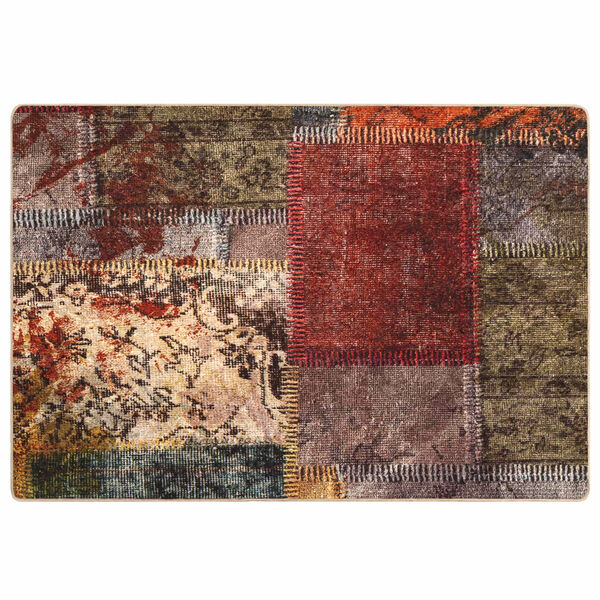 vidaXL Rug Runner MARSA Multicolour 150 x 100 cm Polyester and PVC