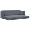 vidaXL Floor Sofa Bed Dark Grey 213 x 70 x 77 cm Velvet