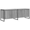 vidaXL TV Cabinet 140 x 36 x 49.5 cm Grey Sonoma Engineered Wood