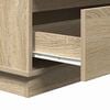 vidaXL Bedside Cabinet Sonoma Oak 71 x 34.5 x 75 cm Engineered wood
