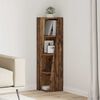 vidaXL Corner Cabinet Old Wood 27.5x27x102cm Engineered Wood
