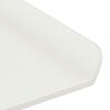 vidaXL Floating Shelf Wall-mounted 4 pcs White 40 x 9 x 2.5 cm Steel