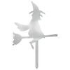 vidaXL Garden Stake 36 x 24 cm Galvanised Steel Silver