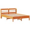 vidaXL Bed Frame without Mattress Wax Brown 140x200 cm Solid Wood Pine