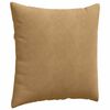 vidaXL Sofa Pillows 2 pcs Brown 80 x 80 cm Corduroy Fabric