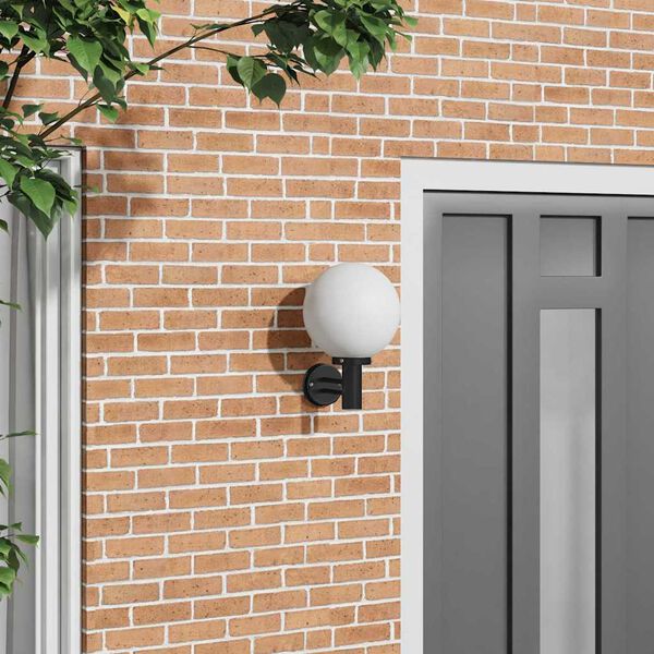 vidaXL Outdoor Wall Light Black 28 x 25 x 38 cm