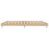 vidaXL Bed Frame without Mattress Sonoma Oak 120x200 cm Engineered Wood