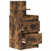 vidaXL Bedside Cabinets with 2 Drawers 2 pcs Smoked Oak 38x34x80 cm