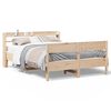 vidaXL Bed Frame without Mattress 135x190 cm Double Solid Wood Pine