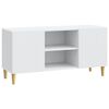 vidaXL TV Cabinet White 102 x 34.5 x 50 cm Engineered Wood