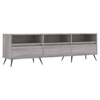 vidaXL TV Cabinet Grey Sonoma 150x30x44.5 cm Engineered Wood