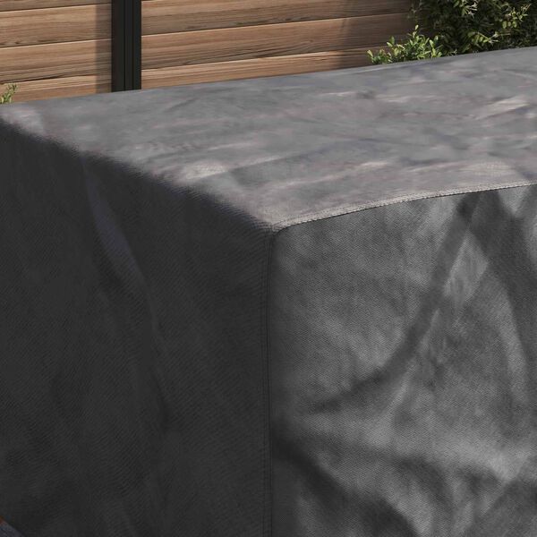 vidaXL Furniture Cover Plain Black 270 x 110 x 70 cm 210D