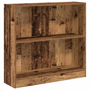 vidaXL Bookcase Old Wood 80x24x76 cm Engineered Wood