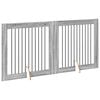 vidaXL Dog Playpen 2 pcs Grey Sonoma 100 x 100 cm Galvanised Steel