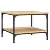 vidaXL Coffee Table Sonoma Oak 55x55x40 cm Engineered Wood