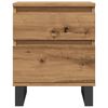 vidaXL Bedside Cabinet Artisan Oak 40x35x50 cm Engineered Wood