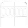 vidaXL Metal Replace Headboard White 120 cm