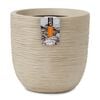 Capi Egg Planter Waste Rib 43x41 cm Terrazzo Beige