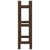 vidaXL Wine Rack for 30 Bottles Brown Solid Wood Pine