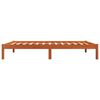 vidaXL Bed Frame without Mattress Wax Brown 90x190 cm Single Solid Wood Pine