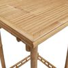 vidaXL Outdoor Bar Table Square 55x55x100 cm Bamboo