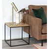 House Nordic Side Table Avery Oak and Black