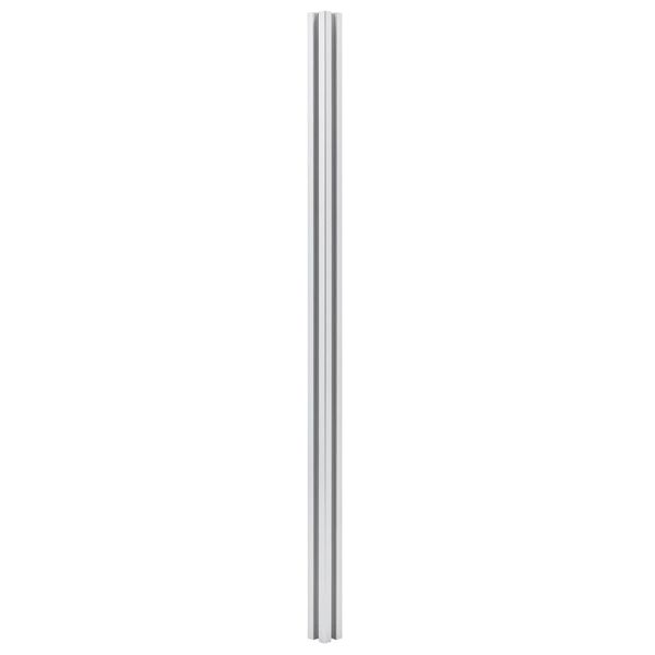 vidaXL Fence Posts 2 pcs Aluminium 185 cm