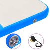 vidaXL Inflatable Gymnastics Mat with Pump 200x200x10 cm PVC Blue