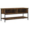 vidaXL TV Cabinet Smoked Oak 100x35x45 cm Engineered Wood