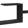 vidaXL Wall Shelf Black 104x15x49 cm Engineered Wood